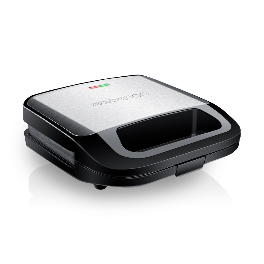 Niceboy ION Snacker S3 - Toster 3u1 750W/230V nerđajući čelik/crno