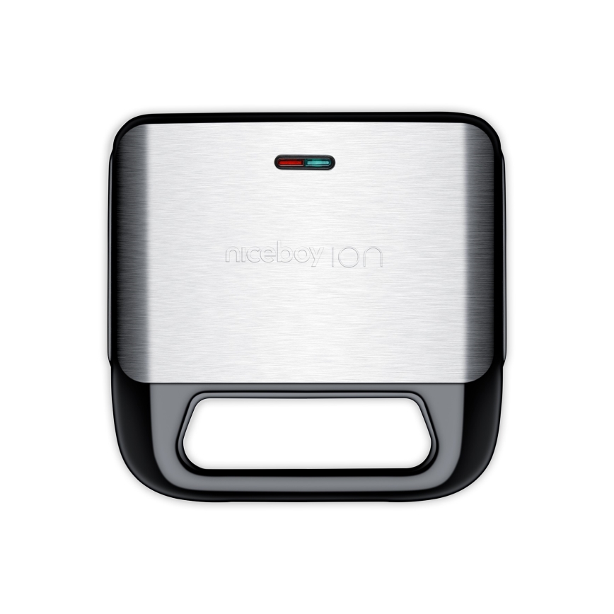 Niceboy ION Snacker S3 - Toster 3u1 750W/230V nerđajući čelik/crno