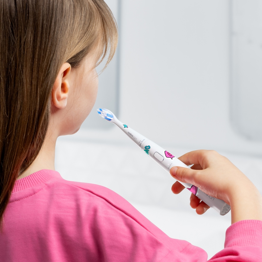 Niceboy ION Sonic Kids - Dečija sonična električna četkica za zube 500 mAh IPX7 bela