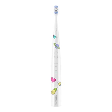 Niceboy ION Sonic Kids - Dečija zvučna četkica za zube 500 mAh IPX7 bela