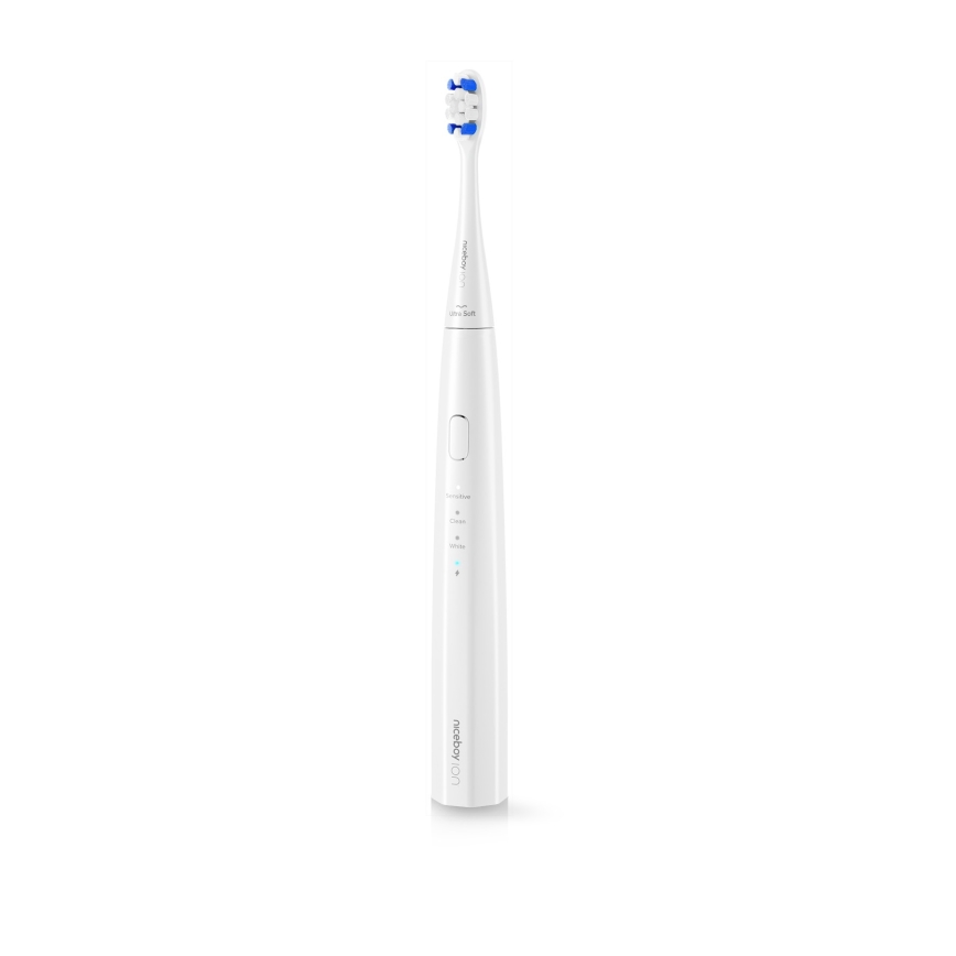 Niceboy ION Sonic Kids - Dečija zvučna četkica za zube 500 mAh IPX7 bela