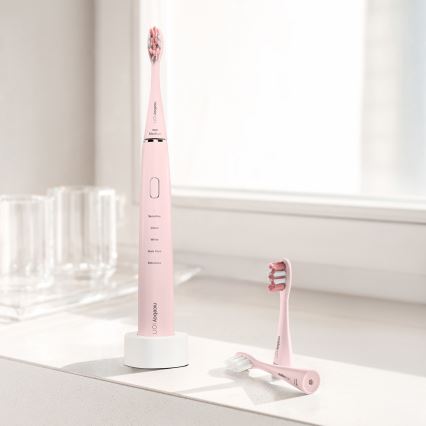 Niceboy ION Sonic - sonična električna četkica za zube IPX7 ružičasta