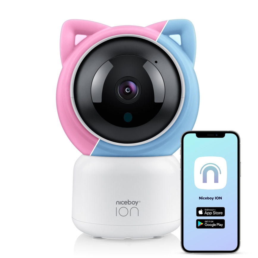 Niceboy ION Starlight SL3 - Pametni monitor za bebe Full HD 1080p 5V Wi-Fi