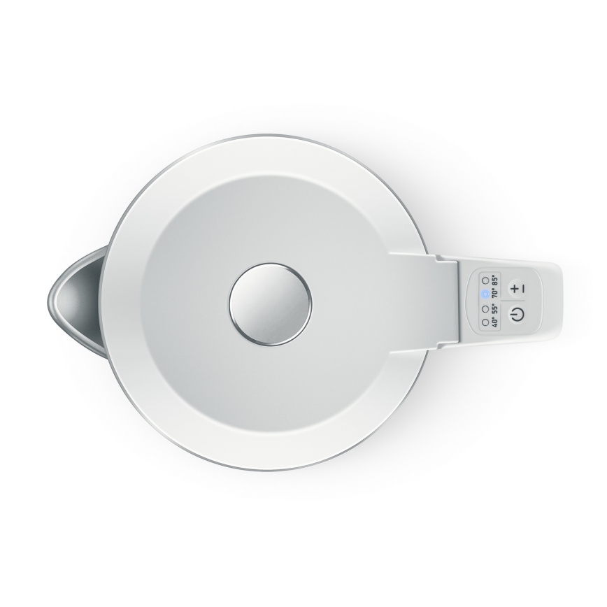Niceboy ION ThermoKettle TK5 - Kuvalo za vodu sa termoregulacijom 1,7 l 2200W/230V bela
