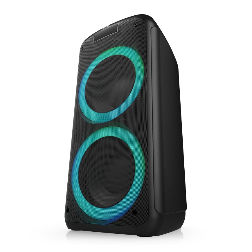 Niceboy PARTY Boss 2 - LED bežični zvučnik sa mikrofonom i funkcijom powerbanke 200W/4500 mAh + daljinski upravljač