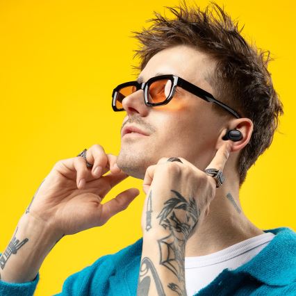 Niceboy Podsie 4 - Bežične slušalice IP54 crno