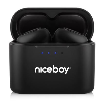 Niceboy Podsie 4 - Bežične slušalice IP54 crno