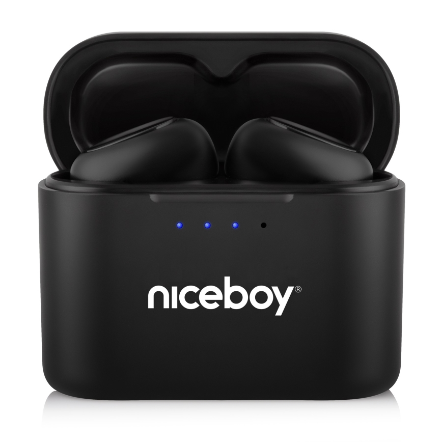 Niceboy Podsie 4 - Bežične slušalice IP54 crno