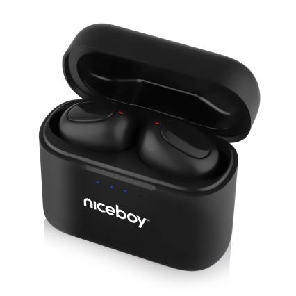 Niceboy Podsie 4 - Bežične slušalice IP54 crno
