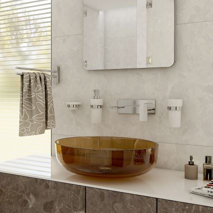 NIMCO BR 11031KN-26 - Zidni dozator sapuna BORMO 300 ml bela/sjajni krom