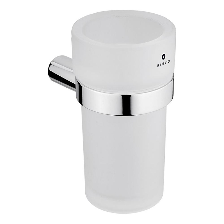 NIMCO BR 11058W-26 - Zidni držač za četkice za zube BORMO matirana Staklo/sjajni krom