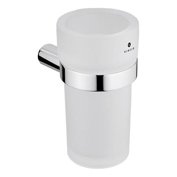 NIMCO BR 11058W-26 - Zidni držač za četkice za zube BORMO matirano staklo/sjajni hrom