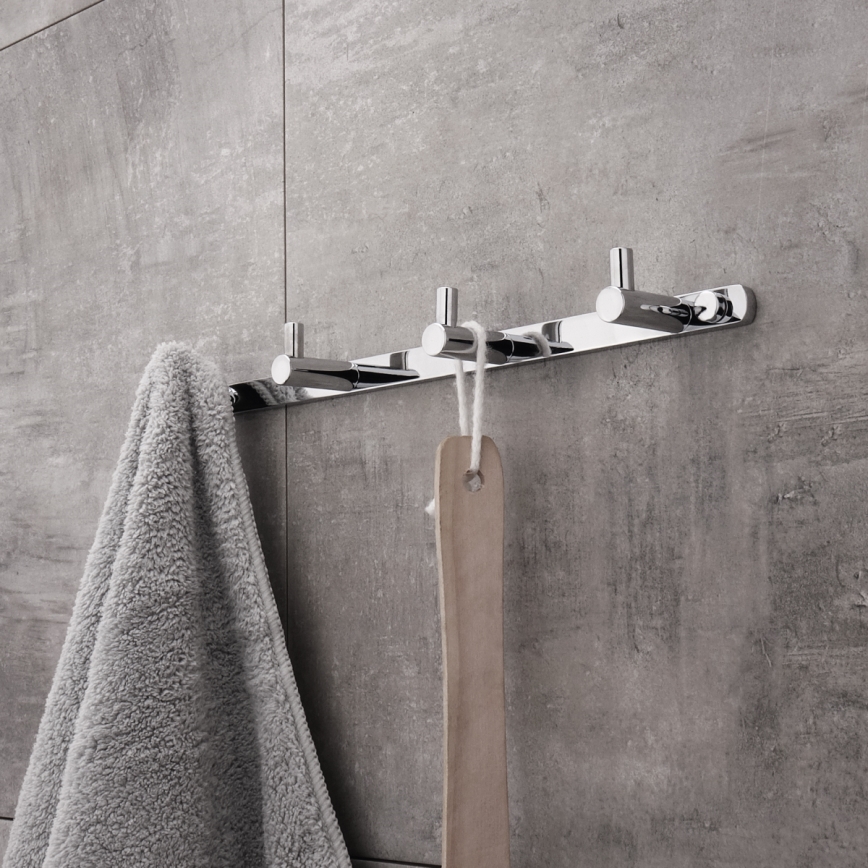 NIMCO BR 11104-26 - Zidni držač peškira BORMO 30 cm, sjajni hrom