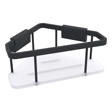 NIMCO Ki-14003-B-90 - Zidna polica za tuš KIBO matna crna/bela