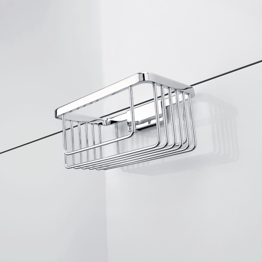 NIMCO Ki 14015-26 - Zidna polica za tuš KIBO, sjajni hrom