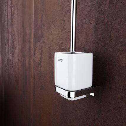 NIMCO MA set-94KN-26 - Zidna WC četka i držač toalet papira MAYA sjajni krom