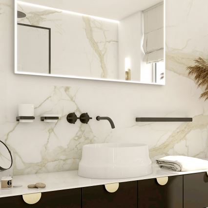 NIMCO MAC 29035-90 - Zidni držač za peškire MAYA 36 cm mat crna