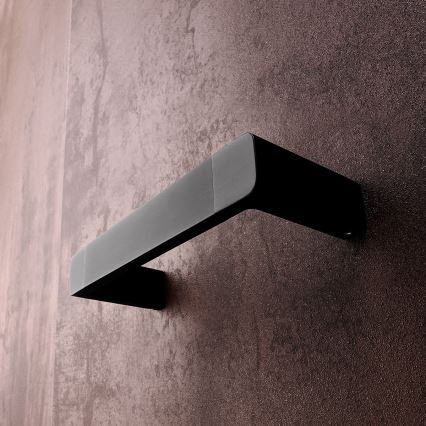 NIMCO MAC 29035-90 - Zidni držač za peškire MAYA 36 cm mat crna