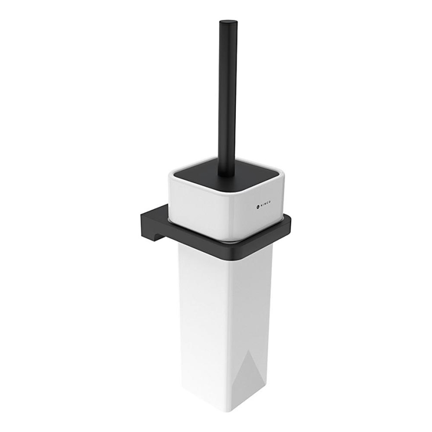 NIMCO MAC 29094K-90 - Zidna WC četka MAYA bela/matirana crno