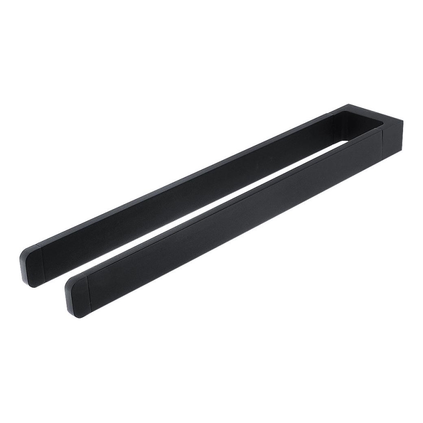 NIMCO MAC 29098-90 - Zidni držač za peškire MAYA 37 cm matirana crno