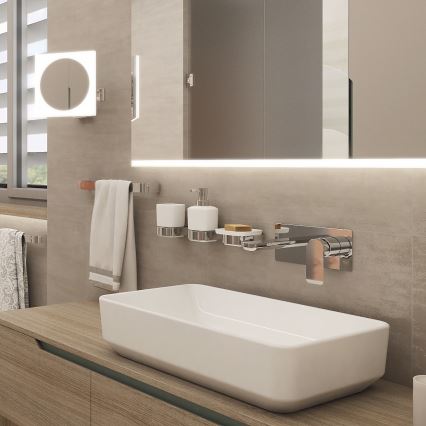 NIMCO NK 30035-26 - Zidni držač za peškire NIKAU 39 cm sjajni hrom