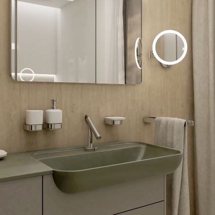 NIMCO NK 30098-26 - Zidni držač za peškire NIKAU 39 cm sjajni hrom