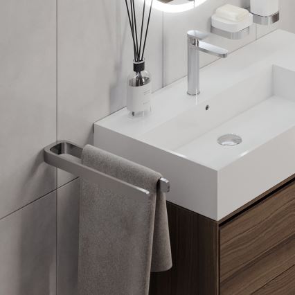 NIMCO NK 30098-26 - Zidni držač za peškire NIKAU 39 cm sjajni hrom