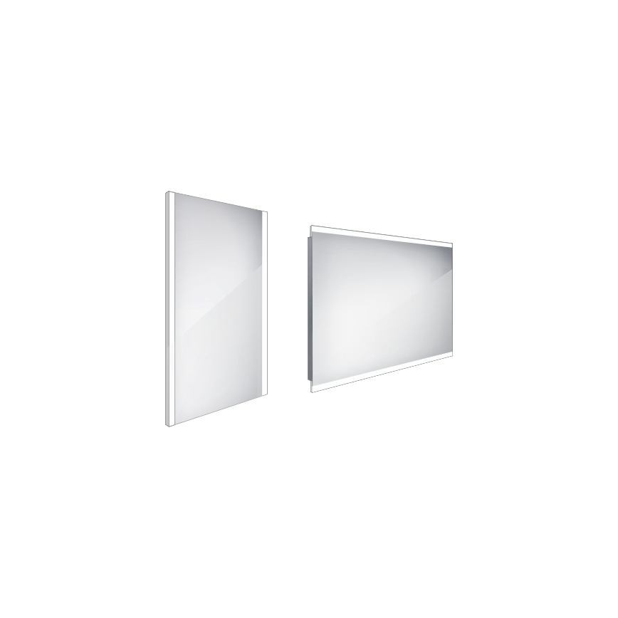 NIMCO ZP 11000 - LED Ogledalo za kupatilo sa pozadinskim osvetljenjem LED/18W/230V 6500K 60x40 cm IP44