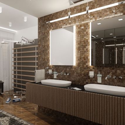 NIMCO ZP 11000 - LED Ogledalo za kupatilo sa pozadinskim osvetljenjem LED/18W/230V 6500K 60x40 cm IP44