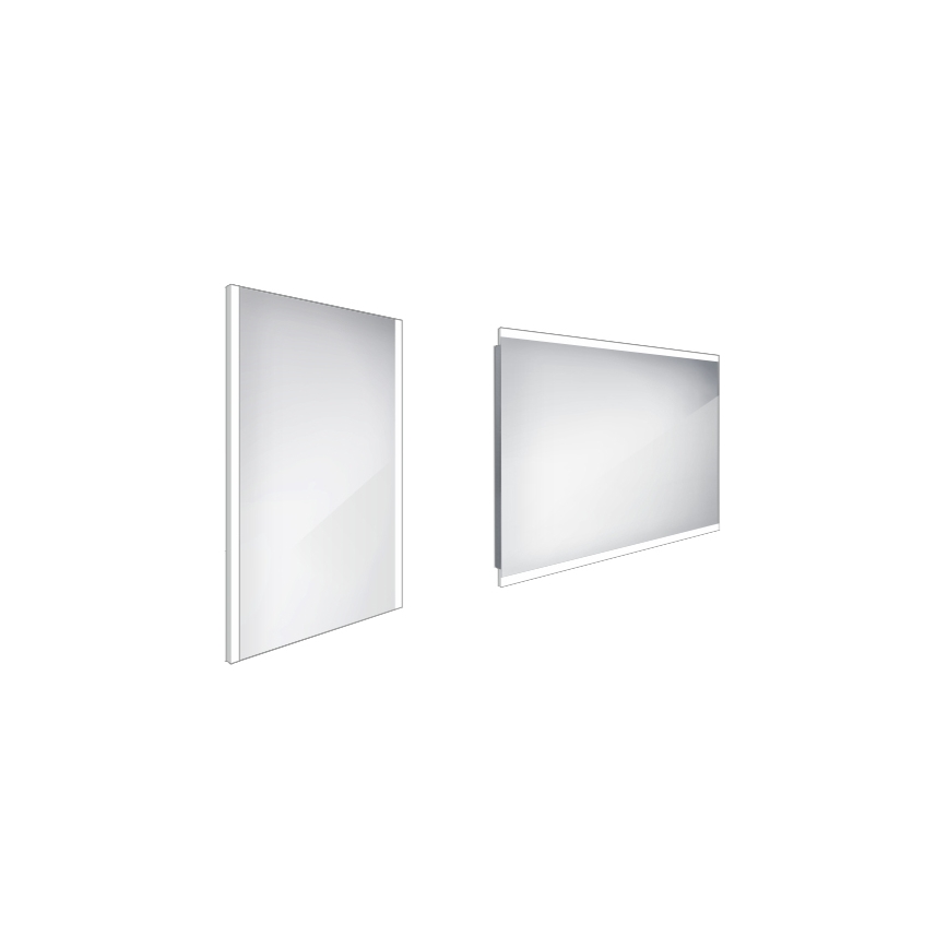 NIMCO ZP 11001 - LED Ogledalo za kupatilo sa pozadinskim osvetljenjem LED/21W/230V 6500K 70x50 cm IP44