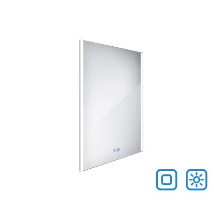 NIMCO ZP 11002VX - LED Ogledalo za kupaonicu sa prigušivim sa pozadinskim osvetljenjem LED/24W/230V 3000-6500K 80x60 cm IP44