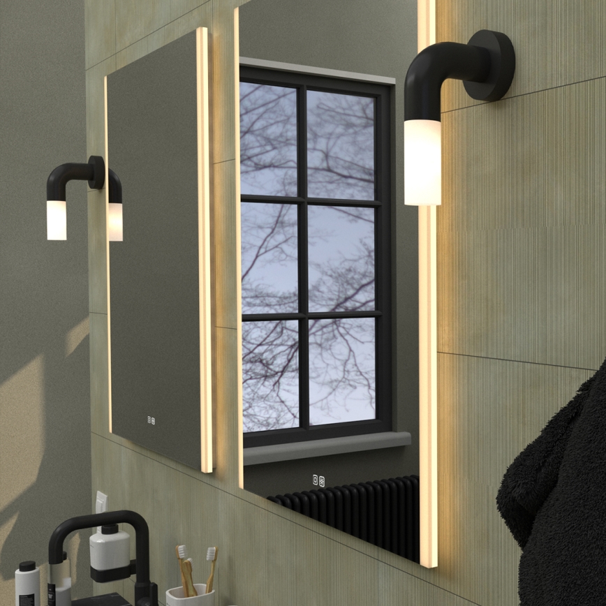 NIMCO ZP 11002VX - LED Ogledalo za kupaonicu sa prigušivim sa pozadinskim osvetljenjem LED/24W/230V 3000-6500K 80x60 cm IP44