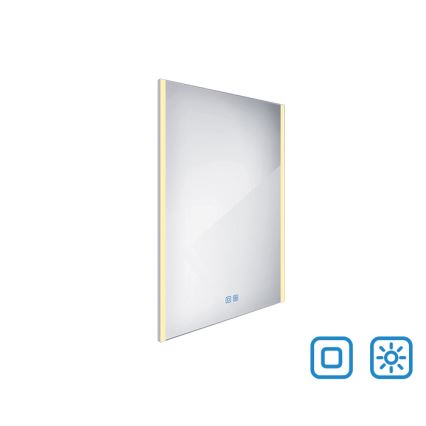 NIMCO ZP 11002VX - LED Ogledalo za kupaonicu sa prigušivim sa pozadinskim osvetljenjem LED/24W/230V 3000-6500K 80x60 cm IP44