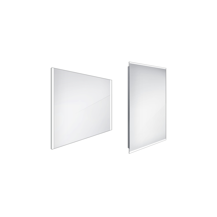 NIMCO ZP 11003 - LED Ogledalo za kupatilo sa pozadinskim osvetljenjem LED/21W/230V 6500K 70x80 cm IP44