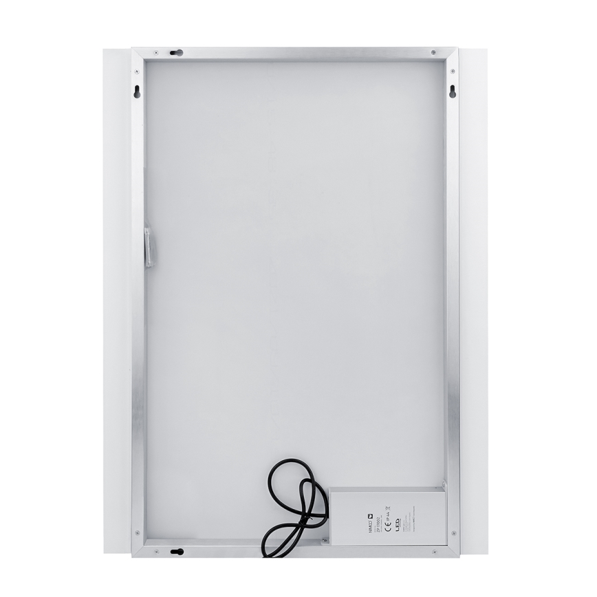 NIMCO ZP 11003 - LED Ogledalo za kupatilo sa pozadinskim osvetljenjem LED/21W/230V 6500K 70x80 cm IP44