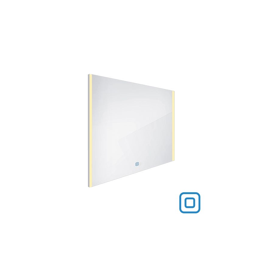 NIMCO ZP 11003V - LED Ogledalo za kupaonicu sa prigušivim sa pozadinskim osvetljenjem LED/21W/230V 3000-6500K 70x80 cm IP44
