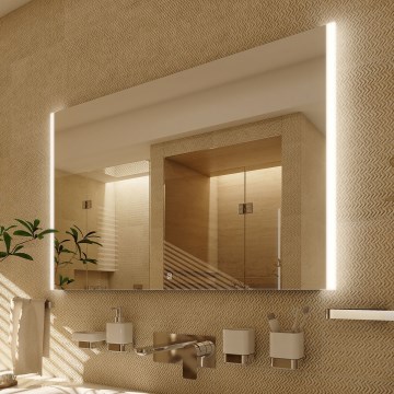 NIMCO ZP 11003V - LED prigušiva kupatilsko ogledalo sa pozadinskim LED osvetljenjem LED/21W/230V 3000-6500K 70x80 cm IP44