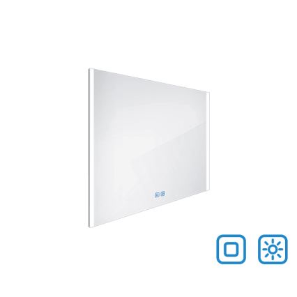 NIMCO ZP 11003VX - LED Ogledalo za kupaonicu sa prigušivim sa pozadinskim osvetljenjem LED/21W/230V 3000-6500K 70x80 cm IP44