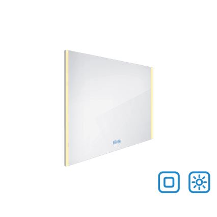 NIMCO ZP 11003VX - LED Ogledalo za kupaonicu sa prigušivim sa pozadinskim osvetljenjem LED/21W/230V 3000-6500K 70x80 cm IP44
