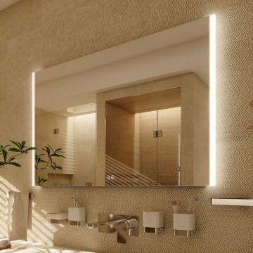 NIMCO ZP 11003VX - prigušiva LED ogledalo za kupatilo sa pozadinskim osvetljenjem LED/21W/230V 3000-6500K 70x80 cm IP44