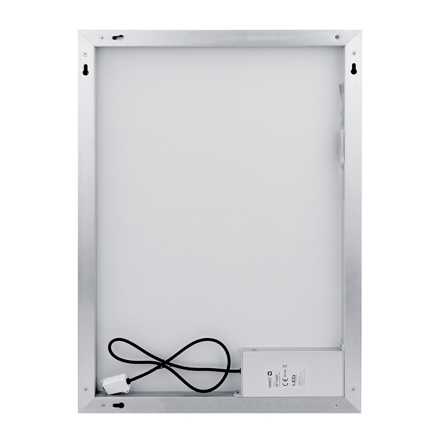 NIMCO ZP 13001VX - LED Ogledalo za kupaonicu sa prigušivim sa pozadinskim osvetljenjem LED/35W/230V 3000-6500K 70x50 cm IP44