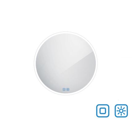 NIMCO ZP 26000RVX - LED Ogledalo za kupaonicu sa prigušivim sa pozadinskim osvetljenjem LED/26W/230V 3000-6500K pr. 60 cm IP44