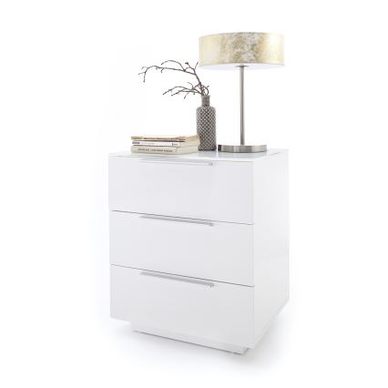 Noćni ormarić ROCKY XXL beo