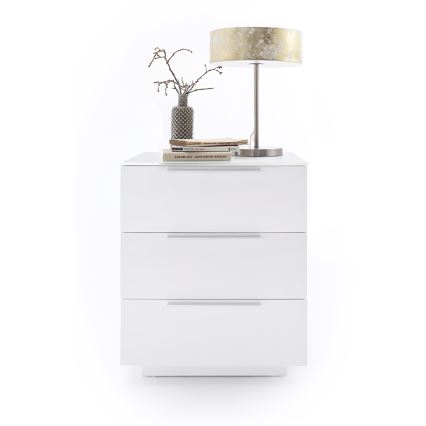 Noćni ormarić ROCKY XXL beo