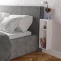 Noćni ormarić TURRA 65x20 cm beli