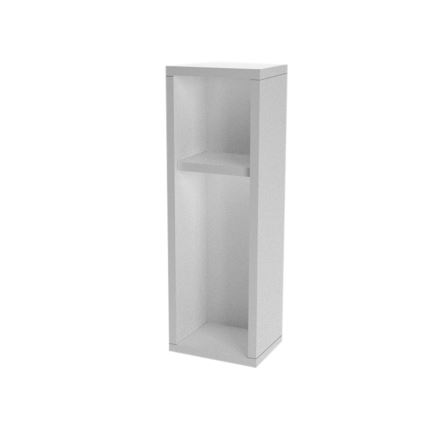 Noćni ormarić TURRA 65x20 cm beli