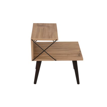 Noćni stočić CROSS 55x50 cm braon