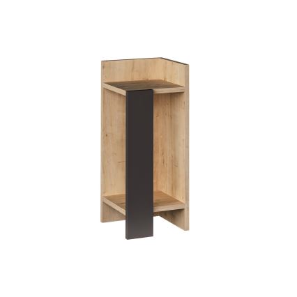 Noćni stočić ELOS 60x25 cm braon/antracit