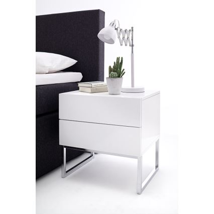 Noćni stočić ROCKY, beli