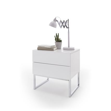 Noćni stočić ROCKY, beli